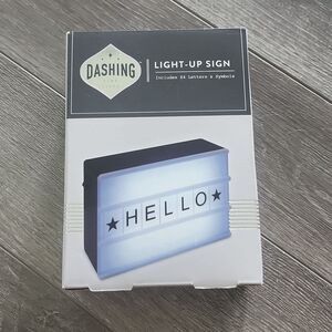 Dashing Light-up Sign